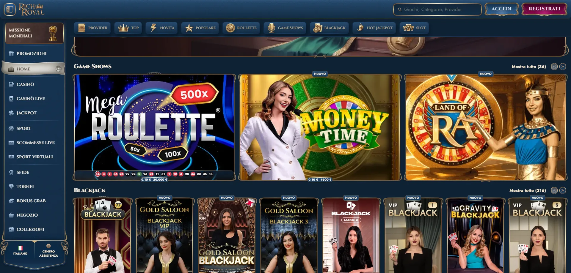 RichRoyal Casino sicurezza licenza gioco responsabile protezione utenti